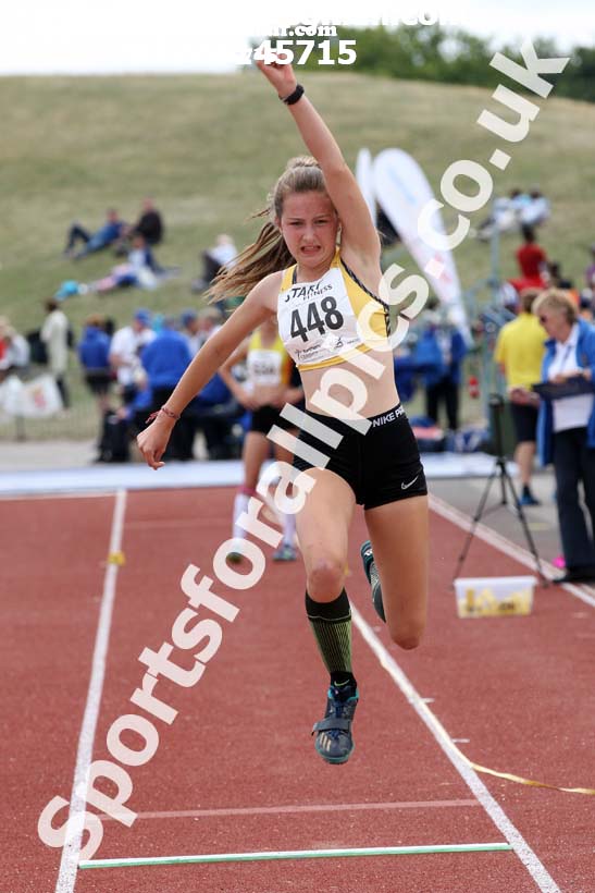 Womens under-17s triple jump, 2018 Northern Under-17s/U-15s/U-13s Champs., Wavertree Athletics Centre, Liverpool. Photo: David T. Hewitson/Sports for All Pics
